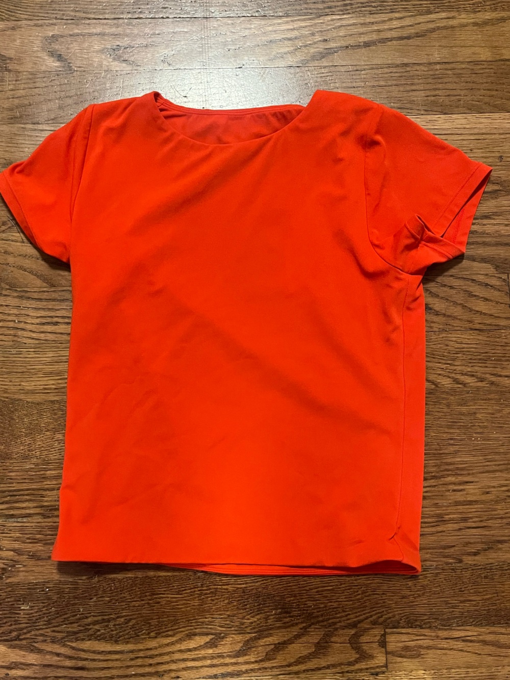 Women’s Vitality Short-Sleeve Crew Neck Top in Bright Orange